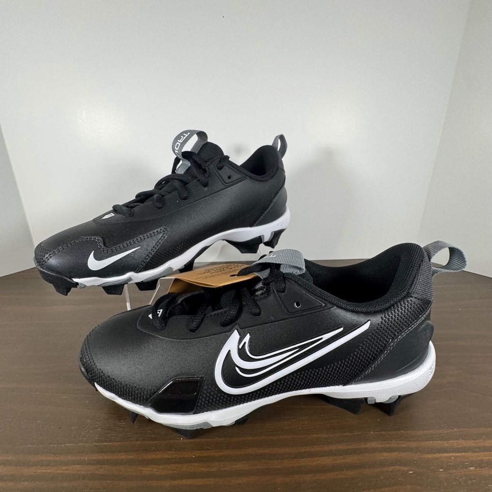 Nike Force Trout 9 Keystone Baseball Cleats Black White FB9731-001 Youth Size 5Y